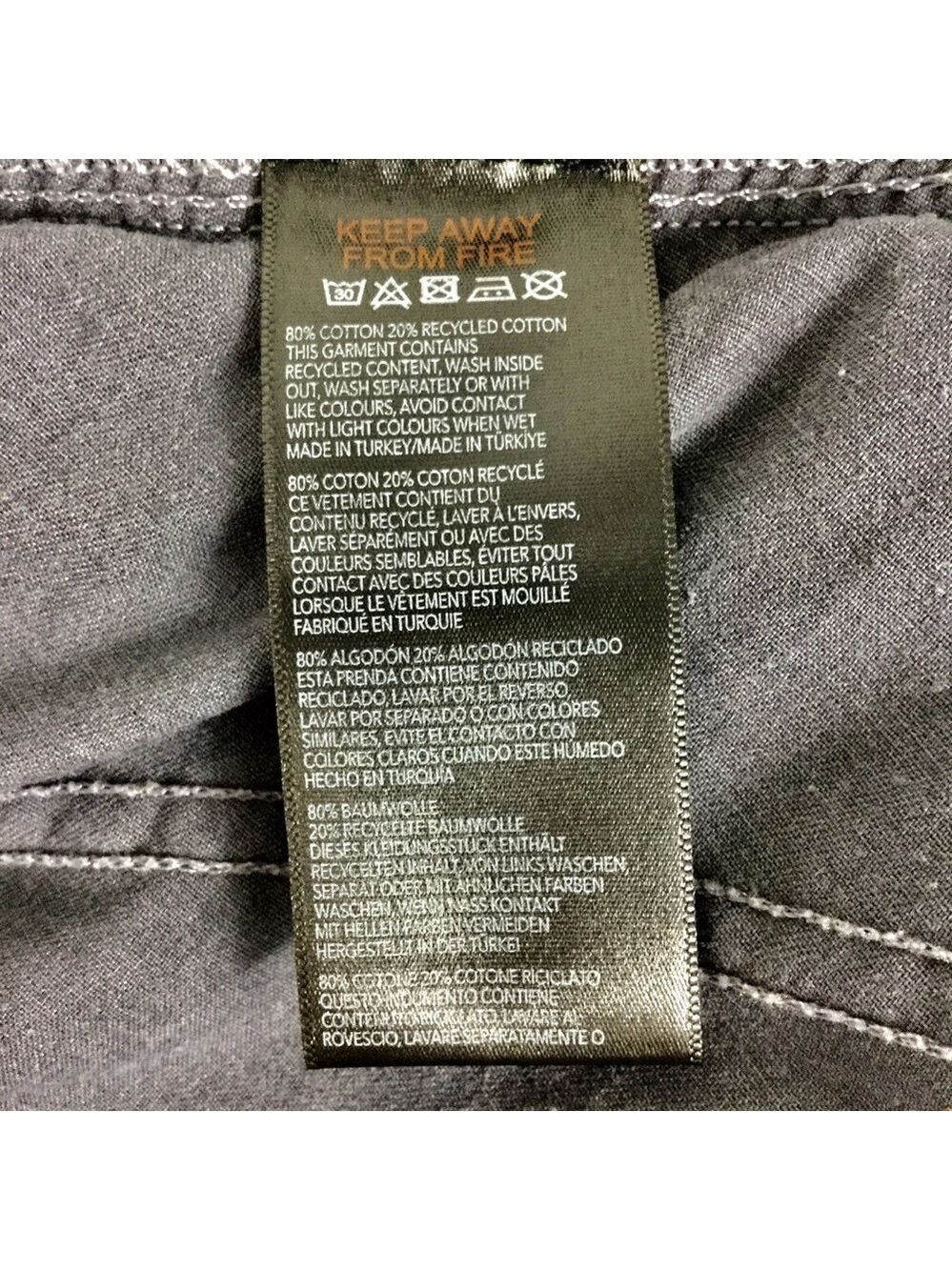 BDG Urban Outfitters Baggy Tech Longline Cargo Shorts Oversized Fit 30W NWT - Picture 12 of 12